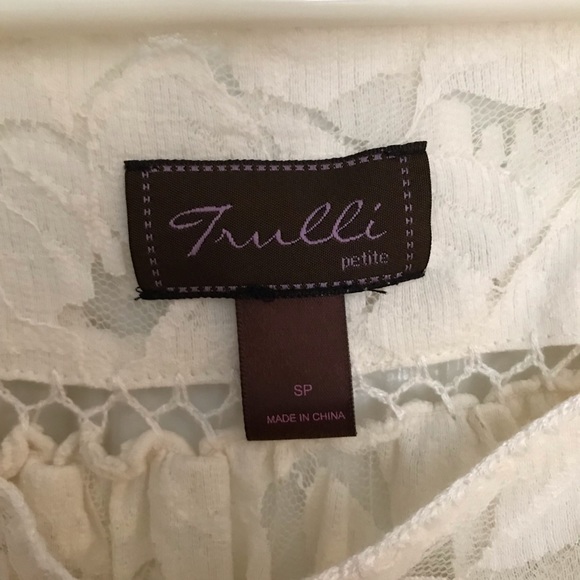 ❌SOLD❌ Trulli (Ann Taylor) cream lace dress - Picture 3 of 6